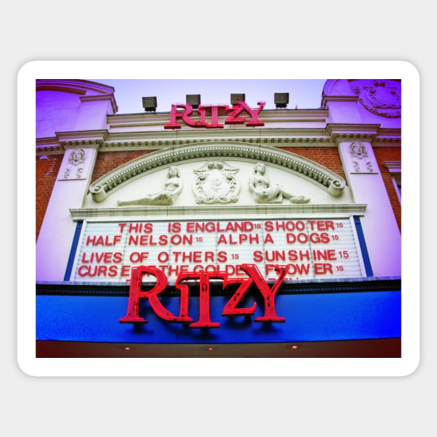 Ritzy, Brixton Sticker by kathyarchbold